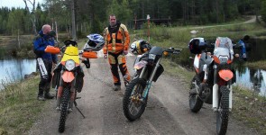 Körning med Adventurebike Wermland den 22-23 maj 2010